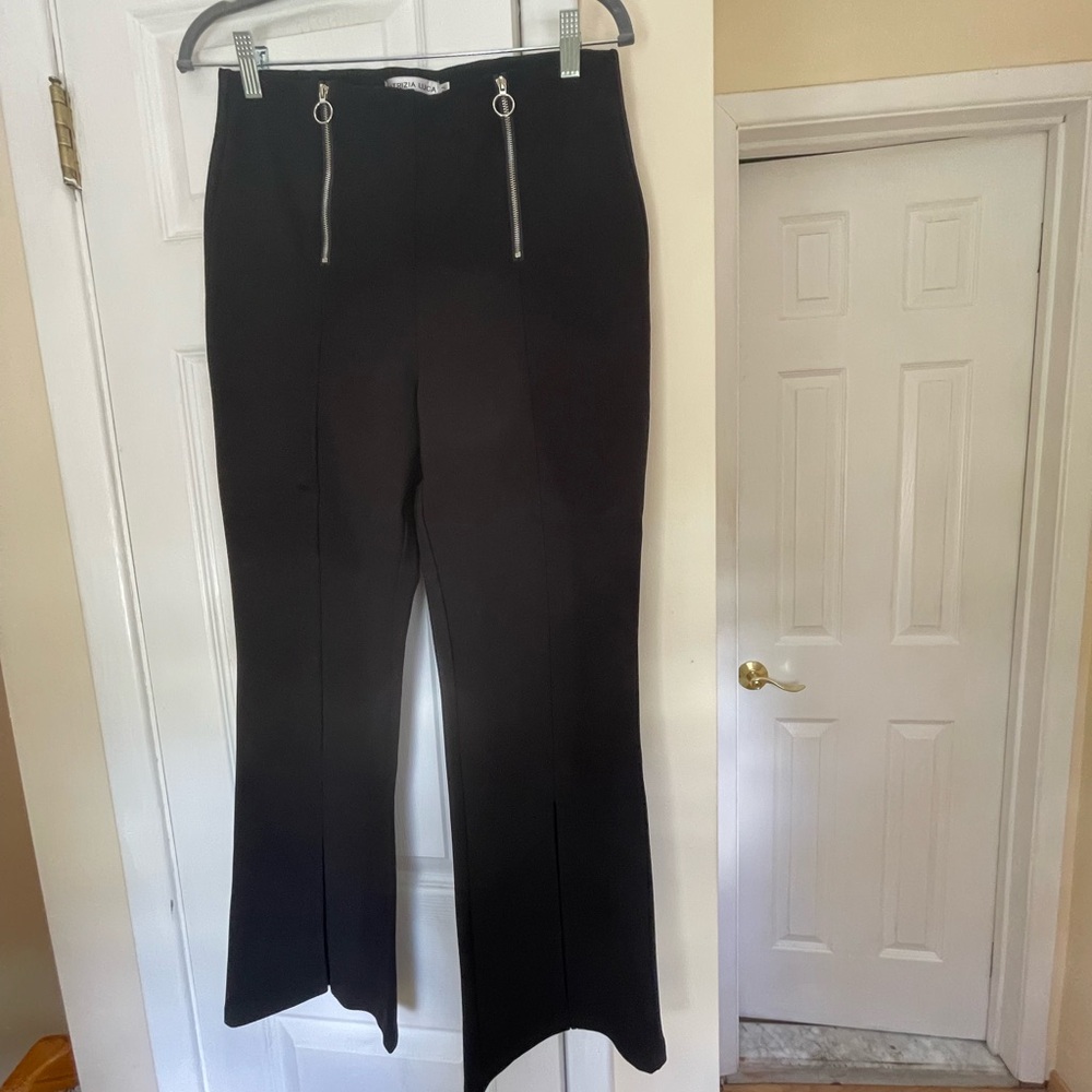 Patrizia Luca Black Flare Pants